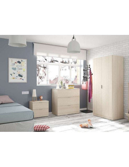 Cajonera Low-Cost de 3 Cajones Roble | Kitdescans