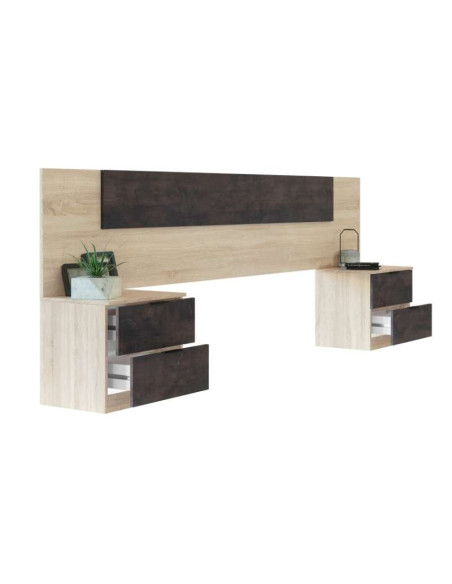Alaya Headboard + Nightstands | Kitdescans Alaya Headboard + Nightstands | Kitdescans