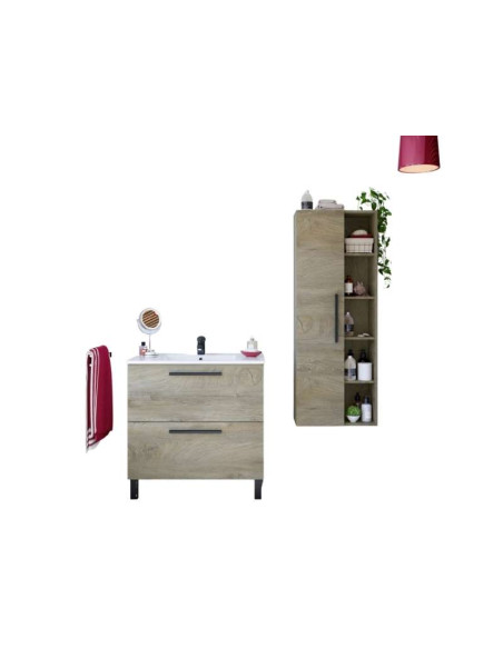 Columna Athena 1 porta + prestatges | Kitdescans