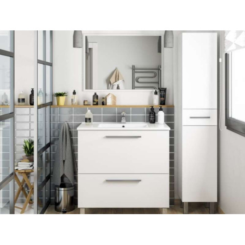 Columna Athena 2 puertas (Blanco Brillante) | Kitdescans