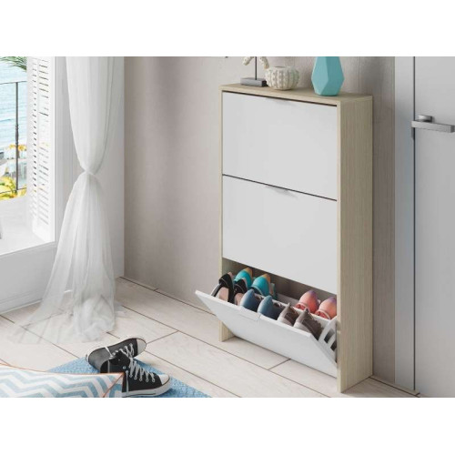 Meuble à Chaussures 3 Portes Basculantes | Kitdescans