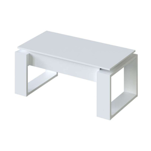 Mesa de Centro Nova Elevable Blanco Artik | Kitdescans