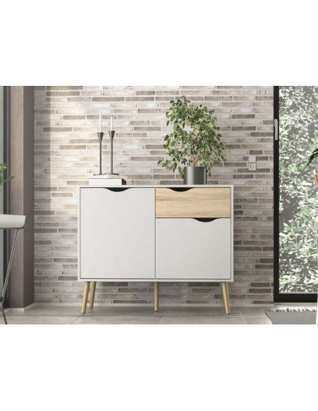 Aparador Oslo de 1 cajón / 2 puertas | Kitdescans Aparador Oslo de 1 cajón / 2 puertas | Kitdescans