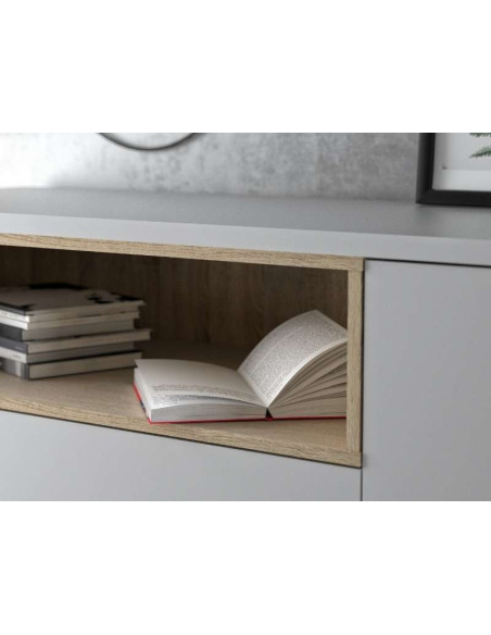 Aparador Roomers Blanco 3 cajones / 2 puertas | Kitdescans Aparador Roomers Blanco 3 cajones / 2 puertas | Kitdescans