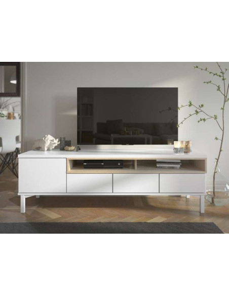 Mueble de televisión Roomers Blanco | Kitdescans