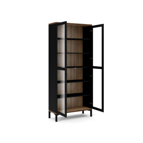 Roomers Display Cabinet in Black | Kitdescans