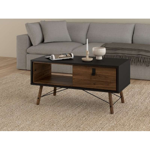 Mesa de centro RY Negro Nogal | Kitdescans