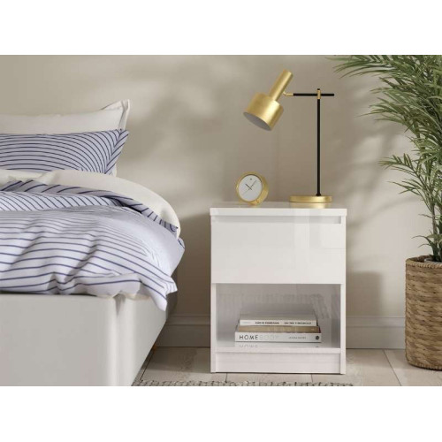 Naia Dresser 1 Drawer - Glossy White | Kitdescans