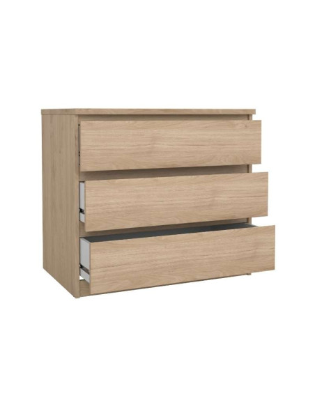 Commode Naia 3 Tiroirs - Jackson Naturel | Kitdescans