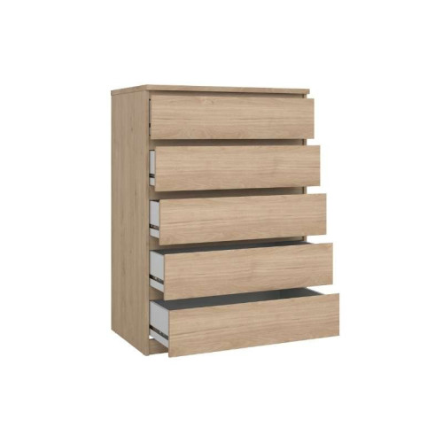 Naia Dresser 5 Large Drawers - Jackson Natural | Kitdescans