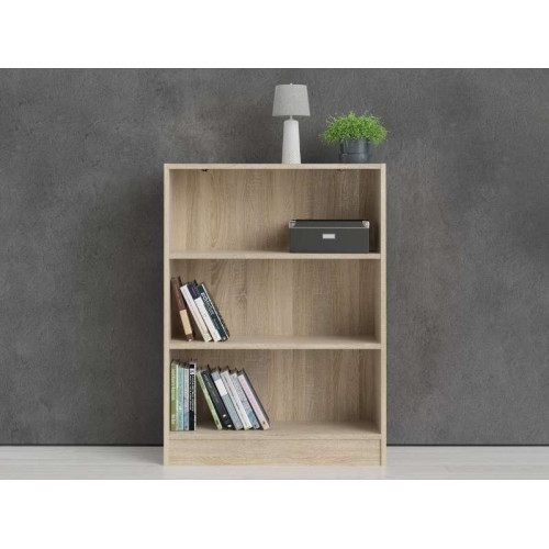 Estantería Básica Pequeña Amplia (Roble) | Kitdescans