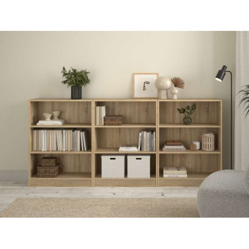 Small Wide Basic Shelf (Oak) | Kitdescans
