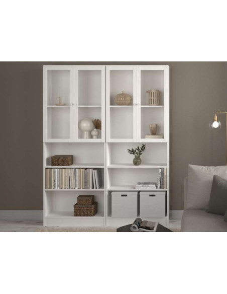 Prestatgeria Básica Alta Amplia (Blanc) | Kitdescans