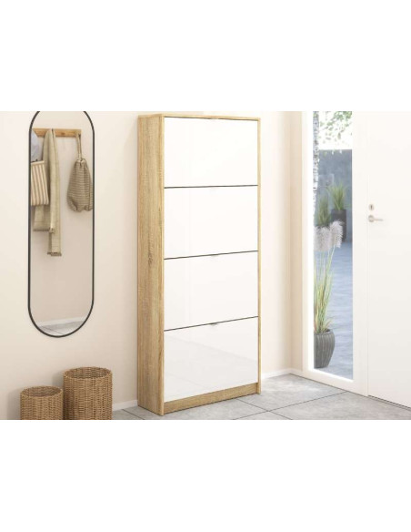 Zapatero 4 Puertas Basculantes / 2 Espacios | Kitdescans Zapatero 4 Puertas Basculantes / 2 Espacios | Kitdescans