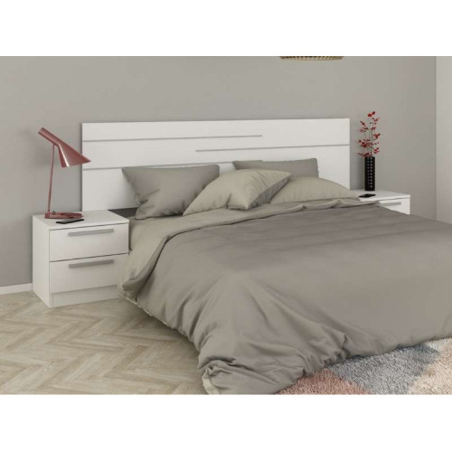 Commode Eco+ 2 Tiroirs / Blanc | Kitdescans