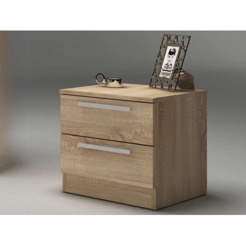Commode Eco+ 2 Tiroirs / Chêne | Kitdescans