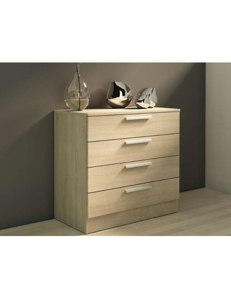 Cajonera Eco+ de 4 Cajones / Roble | Kitdescans