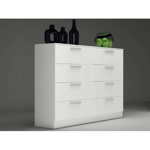 Eco+ 8-Drawer Chest / White | Kitdescans