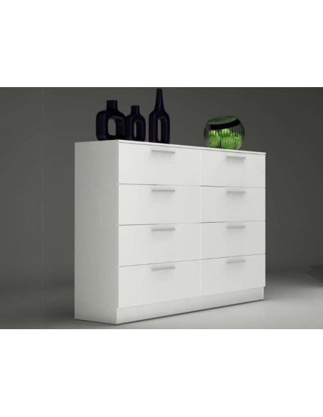 Eco+ 8-Drawer Chest / White | Kitdescans