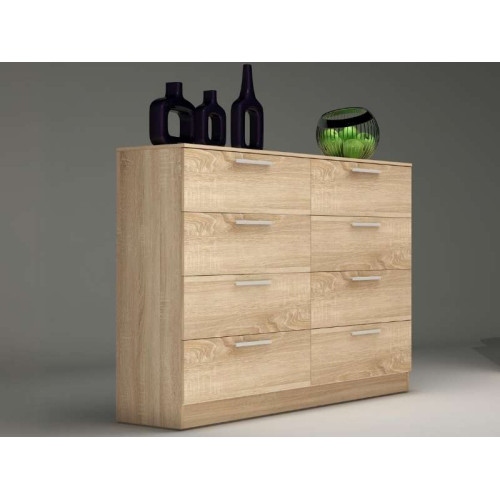 Calaixera Eco+ de 8 Calaixos / Roure | Kitdescans