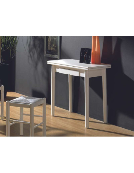 Libro Foldable Table in White | Kitdescans