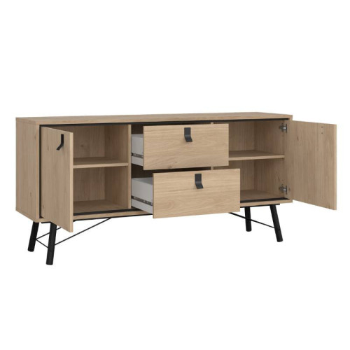 Aparador Ry 2 cajones y 2 puertas jackson hickory comprar Kitdescans