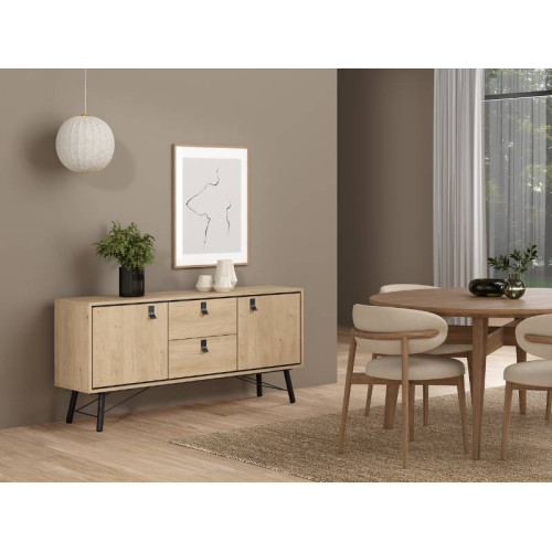 Aparador Ry 2 Cajones Y 2 Puertas Jackson Hickory | Kitdescans