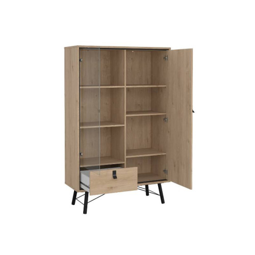 Vitrina Ry 1 cajon y 2 puertas jackson hickory comprar Kitdescans