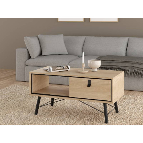 Coffee Table Ry 1 Drawer Jackson Hickory | Kitdescans