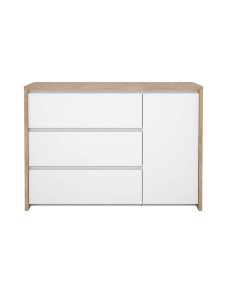 comprar Aparador Next 3 cajones y 1 puerta roble blanco en Andorra comprar Aparador Next 3 cajones y 1 puerta roble blanco en Andorra