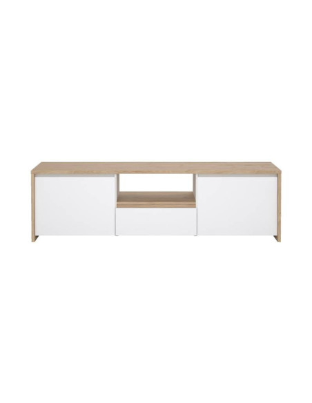 comprar Mueble TV Next 1 cajon y 2 puertas roble blanco en Andorra comprar Mueble TV Next 1 cajon y 2 puertas roble blanco en Andorra