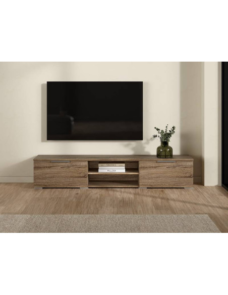 TV Unit Match 2 Drawers Walnut | Kitdescans TV Unit Match 2 Drawers Walnut | Kitdescans