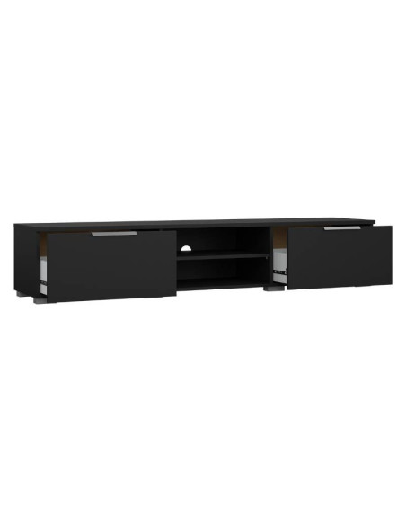Mueble TV Match 2 cajones negro comprar Kitdescans  Mueble TV Match 2 cajones negro comprar Kitdescans