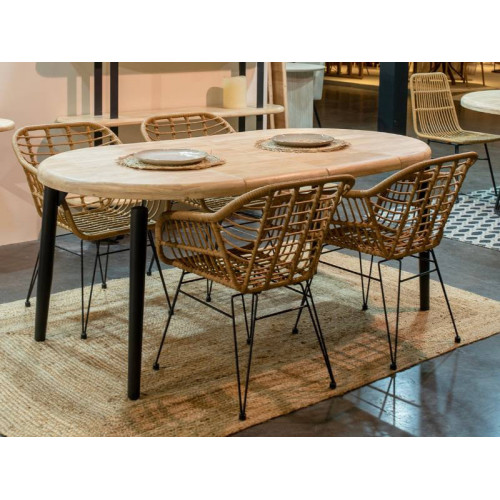 Table Moon Ronde Chêne | Kitdescans