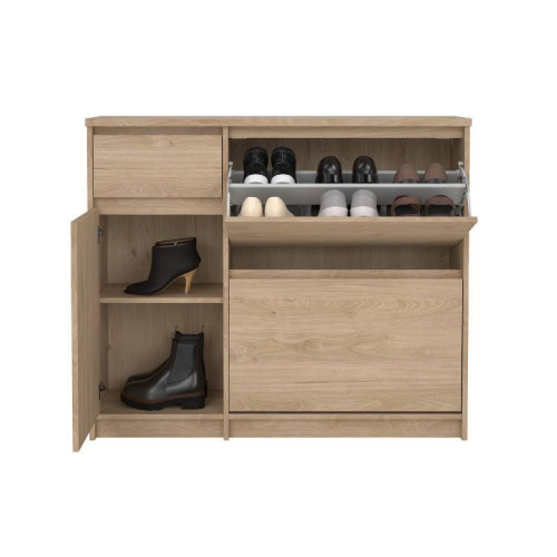 Naia Entryway Unit 2 Folding Doors And 1 Drawer | Kitdescans