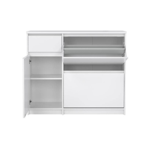 Naia Entryway Unit 2 Folding Doors And 1 Drawer | Kitdescans