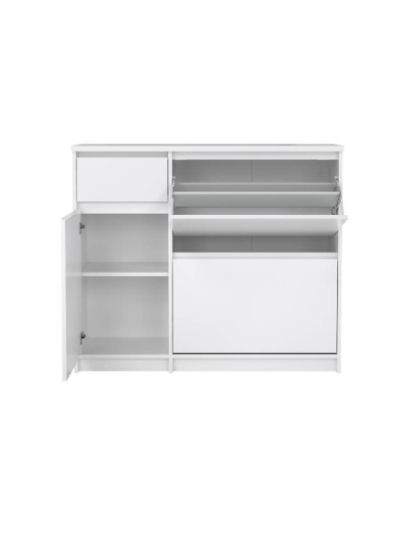 Naia Entryway Unit 2 Folding Doors And 1 Drawer | Kitdescans