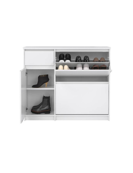 Naia Entryway Unit 2 Folding Doors And 1 Drawer | Kitdescans