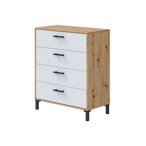 cajonera blanca roble comprar online Kitdescans Andorra