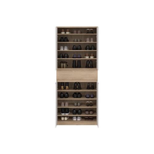 Naia Shoe Cabinet 4 Doors 1 Drawer | Kitdescans