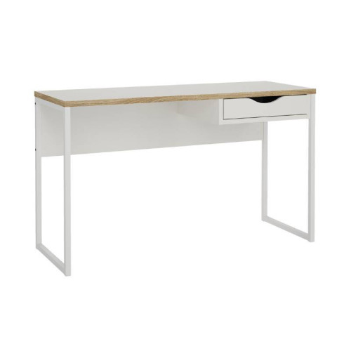 escritorio blanco roble comprar online Kitdescans Andorra