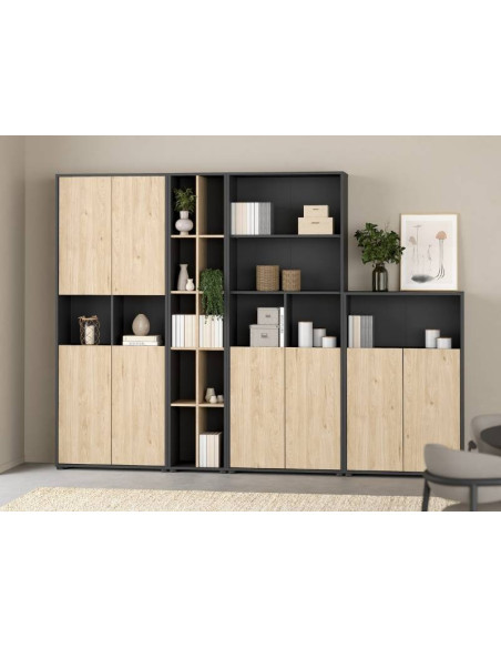 Sign Shelf Dark Grey Oak | Kitdescans Sign Shelf Dark Grey Oak | Kitdescans