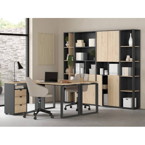 Sign Shelf Dark Grey Oak | Kitdescans