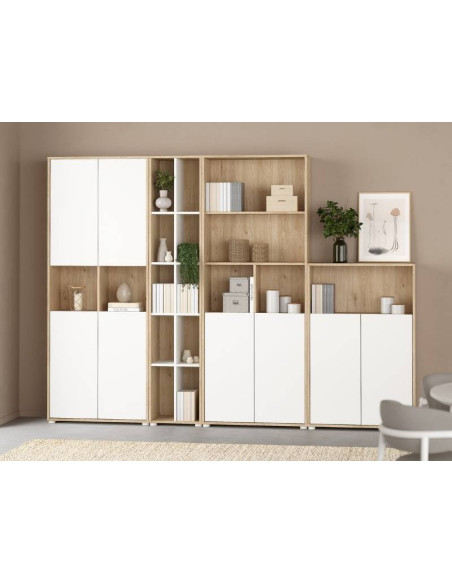 2 Puertas Para Estantería Sign Blanco | Kitdescans 2 Puertas Para Estantería Sign Blanco | Kitdescans