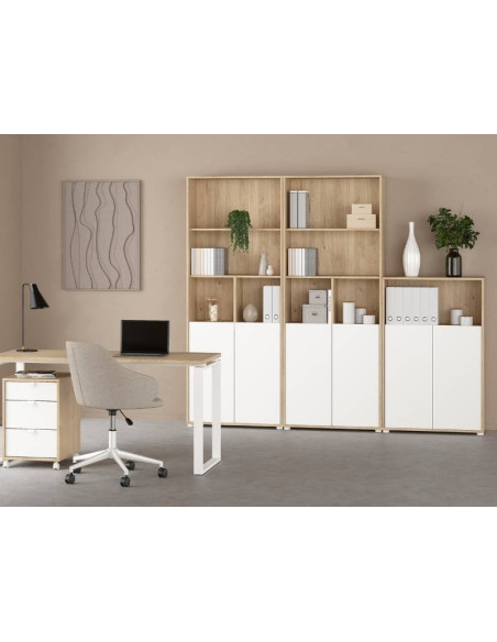 2 Puertas Para Estantería Sign Blanco | Kitdescans 2 Puertas Para Estantería Sign Blanco | Kitdescans