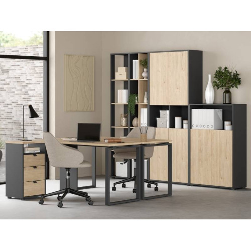 Étagère Verticale Sign Gris Foncé | Kitdescans