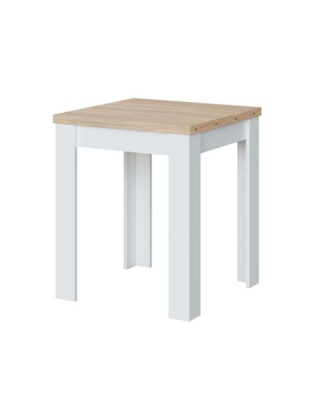 Mesa de Cocina Livre blanco Artik y roble Canadian