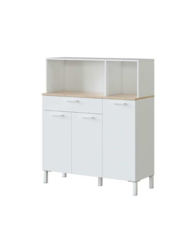 Mueble de Cocina Kira blanco Artik y roble Canadian