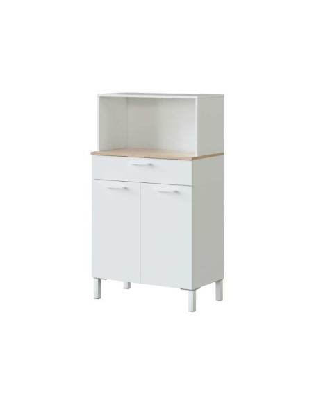 Mueble de Cocina Kira blanco Artik y roble Canadian Mueble de Cocina Kira blanco Artik y roble Canadian