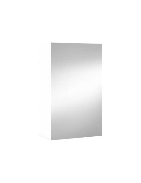 Armario K40 1 puerta con Espejo blanco brillante Armario K40 1 puerta con Espejo blanco brillante